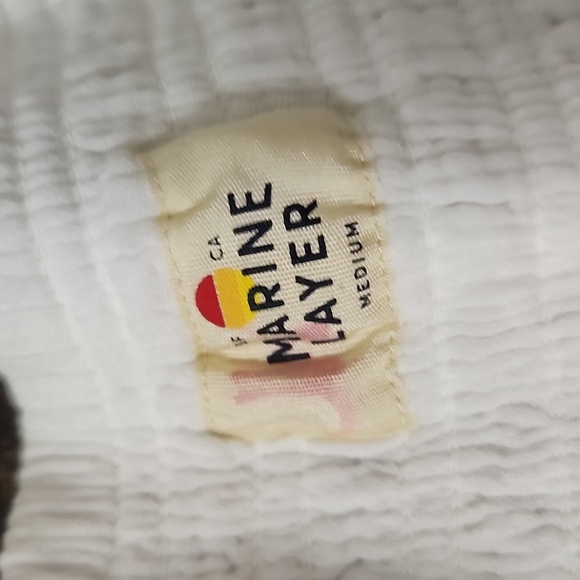 Marine layer cotton gauze wide leg pants Medium - Picture 4 of 9